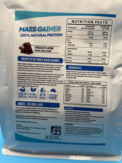 Whey Mass Gainer - 1kg